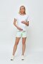 Women's Green Maternity Shorts