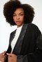 Anthracite Color Block Belted Oversized Denim Jacket TWOSS21CE0186 - 4