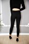 Women's Black Lycra Trousers Leggings - 5