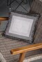 43x43cm Thai Feather Woven Premium Fabric Double Sided Throw Pillow Pillow Case Classic Framed Krl365