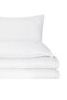 Hotel Cotton Satin White Double Duvet Cover Set - 3