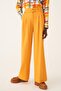 Edvin Comfortable Fit Long Length High Waist Tangerine Color Women's Trousers - 3