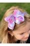 Luxury Design Candy Pompom Ice Cream Bow Crown Buckle Set Lilac Purple - 2
