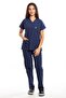 Surgical Doctor Nurse Scrubs Petrol Blue Jersey Set - 4