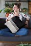 43x43cm Premium Thai Feather Double Sided Throw Pillow Pillowcase Woven Stain Resistant Fabric Avangard Krl146 - 4
