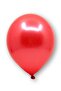 Transparent and Red Metallic Balloon Set with Red Confetti 20 Pieces 30 cm Transparent Sequin Balloon Scale - 5