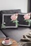 43x43cm Premium Thai Feather Woven Fabric Floral Double Sided Throw Pillow Pillow Case Krl095 - 3