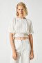 Women's Elastic Waist Blouse 2sak60170cw - 3