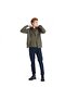 Tb0a2bnb E-r Basic Reg Zip Thru Khaki Men's Jacket & Vest - 3
