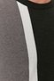 Anthracite Slim Fit Slim-Fit Crew Neck Paneled Knitwear Color-Block Sweater Tmnaw21Kz0566 - 3