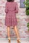 Floral Chiffon Dress - 4