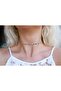 Women's Mixed Color Bead Necklace - 4