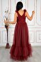 Graduation & Wedding Shoulder Skirt Ruffle Model Princess Evening Dress - 4