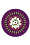Roller Pull Wheel Sticker for Pull Bag Mandala 2 Pieces