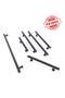 4122-320 Luxury Matte Black Stainless Handle Tv Unit - Kitchen Cabinet Drawer Furniture Handle 320mm - 2