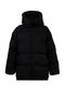 Siyah Oversize Kalıp Kapüşonlu Su İtici Şişme Mont TWOAW23MO00193 - 10
