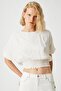 Women's Elastic Waist Blouse 2sak60170cw - 2