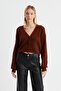 V-Neck Buttoned Knitwear Cardigan (b22-5753)