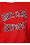 Lemon Crew Neck Printed Red Women's Sweatshirt Melan - 4