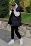 Hooded Padded 2 Pocket Puffer Vest - 4