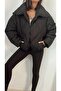Baklava Pattern Micro Fabric Puffer Jacket