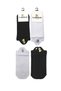 Unisex Patterned Embroidered Colorful Booties Cotton Socks 2 Pack