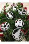 6 قطع زينة عيد الميلاد