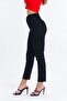 Black High Waist Lycra Mom Jean - 3