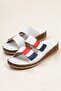Women's White Genuine Leather Orthopedic Slippers - 2