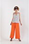 Abstract Polka Dot Pattern Iron Strappy Blouse - 4
