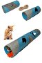 Crost Cat Tunnel 2 Pieces Can Be Added Functional Pet Toy Tunnel 100 Cm