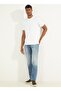 Crew Neck Plain Cream Men's T-Shirt Z2Yi11J1311-Ss Alphy T-Shirt
