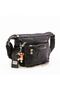 Klinkır Women's Messenger Bag Multi-Pocket Crossbody Shoulder Bag 25*20 cm Daily Bag Black