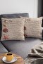 43x43cm Premium Thai Feather Woven Fabric Double Sided Throw Pillow Pillow Case 3d Seashells Krl125 - 3