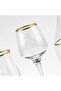 Gold Water Set Cut Glass 13 Pieces for 6 Persons - 2