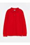 Polo Neck Basic Long Sleeve Boy's T-Shirt