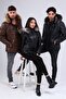 Men's Genuine Leather Hooded Coat - 7