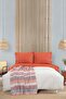 Basic Terecota Stone Double-Sided Double Duvet Cover Set