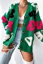 Patterned Button Detailed Knitted Cardigan - 2