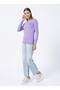V-Neck Plain Pink Women's Sweater Gtd02-bsk22 - 2