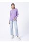 Crew Neck Pink Women's Sweater Orına-bsk22 - 2