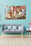 Historical Musiki Themed Stain Resistant Velvet Texture Fabric Wall Cloth Wall Carpet Tapestry - 2