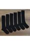 Girl's Knee-Length School Socks Cotton 6 Pairs