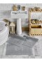 Gray Foot Towel-Mop Set 3 Pieces 780gr. - 2