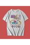 Sailor Moon Sailor Meow Written Japanese Oversize Unisex White T-Shirt