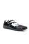 2226 Orthopedic Girl's Black Patent Leather Strapped Ballerinas - 2
