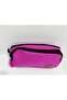 Double Eyed Fabric Pencil Bag Pen Holder Pink - 2