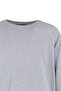 Gray Melange Oversize/Loose Fit Fleece Inside/Warm Raglan Sleeve Sweatshirt Tmnaw23Sw00190 - 7