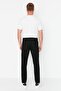 Siyah Relax Fit Boyfriend Jeans Kot Pantolon TMNAW23JE00076 - 11