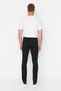 Black Smoke Stretchy Fabric Skinny Slim Fit Jeans Denim Pants TMNAW20JE0369 - 6